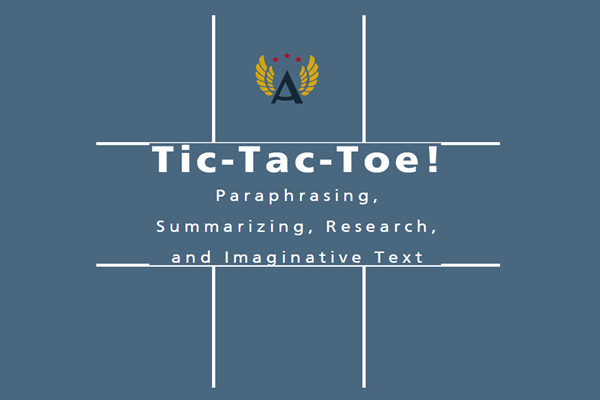 Click Image to Launch Interactive Presentation on Paraphrasing, Summarizing, and More