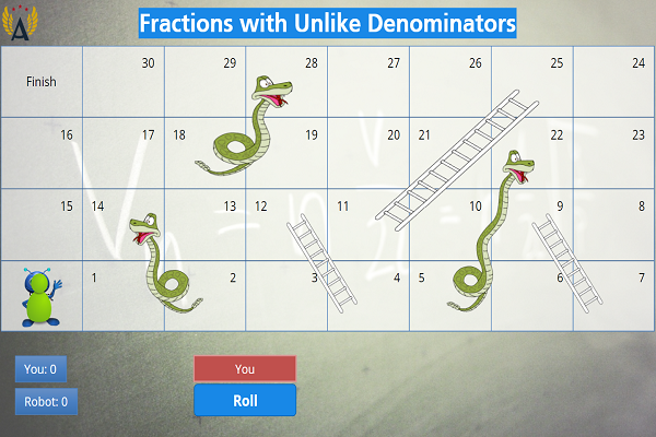 Click Image to Begin Interactive Presentation on Fractions with Unlike Denominators Game