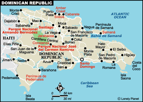 Dominican Republic Map