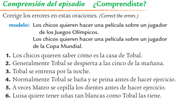 Text in Spanish