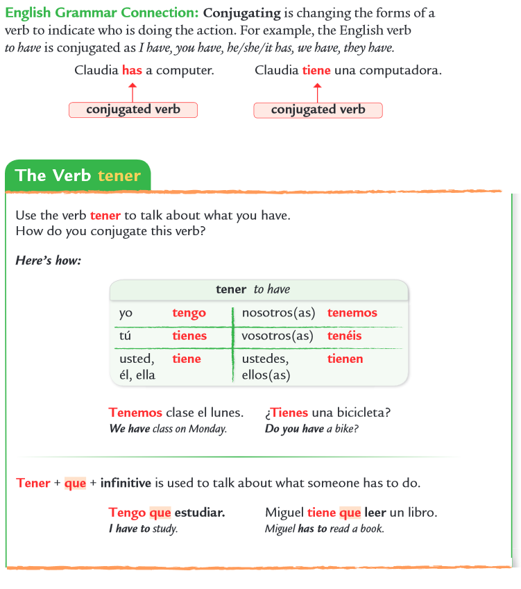 Spanish words Image