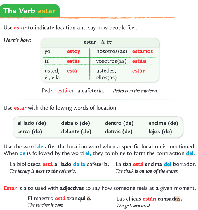 Spanish words Image
