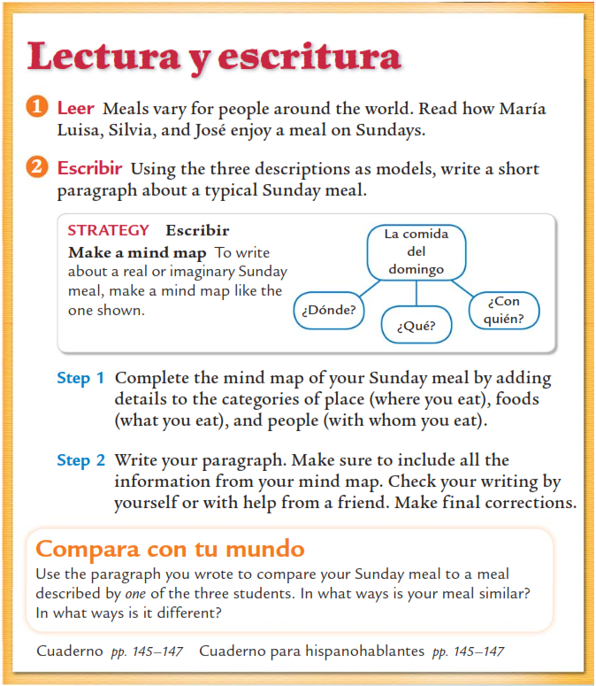 Spanish words Image.