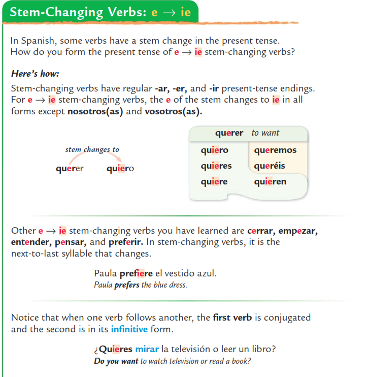 Text in spanish